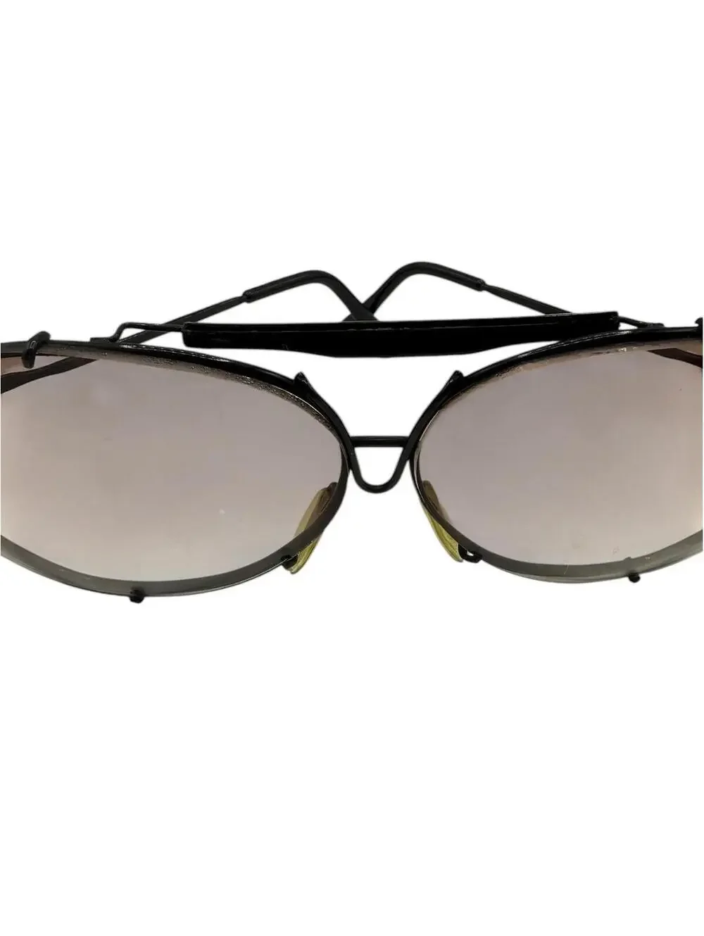 Vintage  Large Aviator Frames Sunglasses, Oversized, Graduated Brown Tint